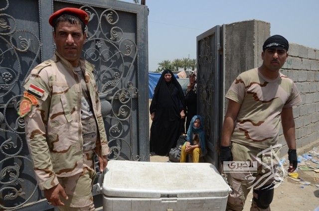 قواتنا الامنية في خدمة النازحين